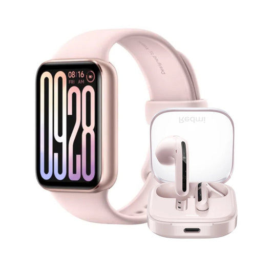 Xiaomi Smart Band 9 Pro Rose + Audífonos Redmi Buds 6 Active